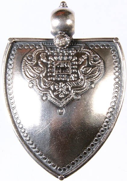 exotic india Sterling Medieval Emblem Pendant