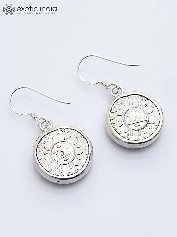 Exotic India Sterling Silver Butterfly Earrings