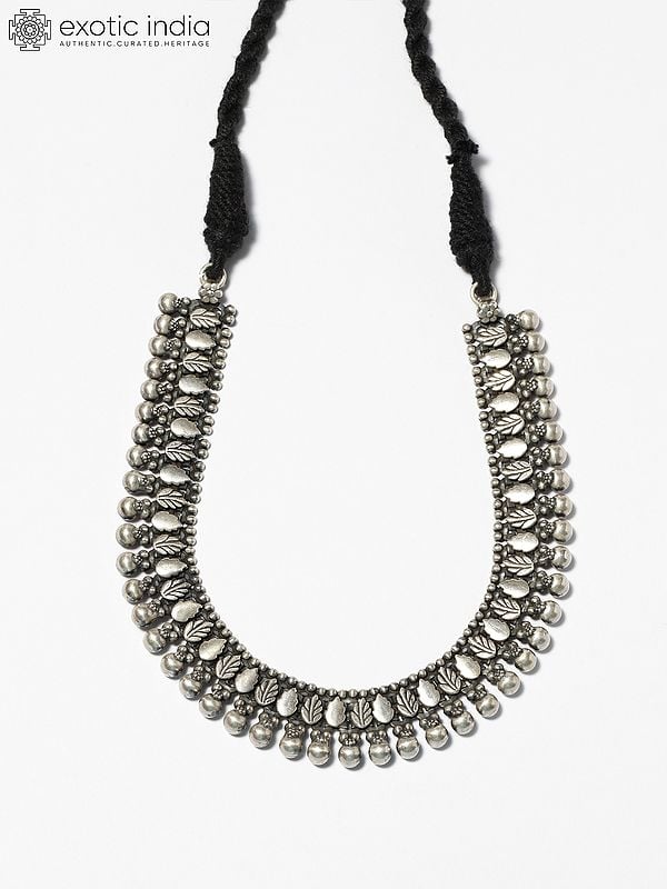 exotic india Sterling Silver Choker Necklace 