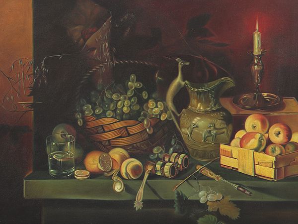 Exotic India Still Life | Framed Oil Painting 