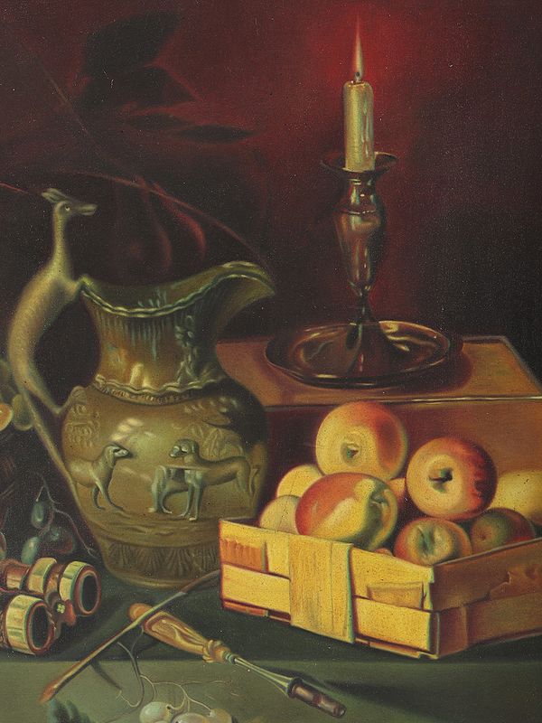 Exotic India Still Life | Framed Oil Painting 