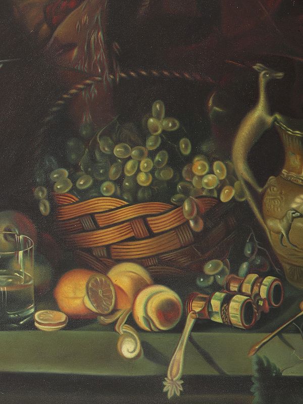 Exotic India Still Life | Framed Oil Painting 