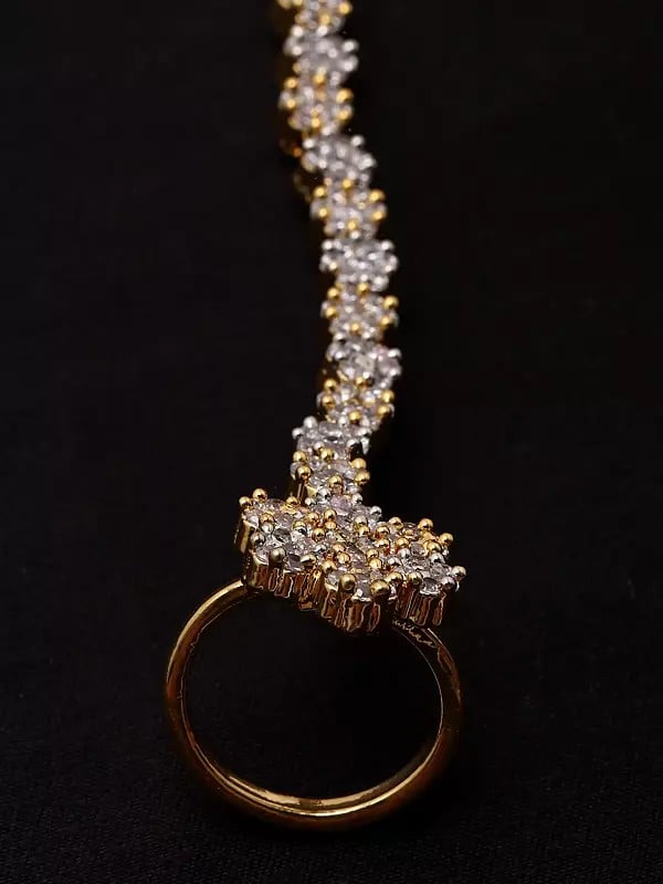 Exotic India Stone Studded Hathpan (Hand Harness) 