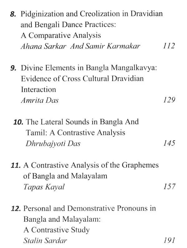 Exotic India Studies On Bangla And Dravidian 