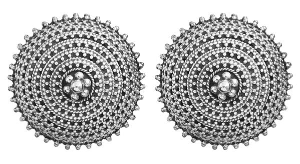 exotic india Superfine Handcrafted Post Earrings