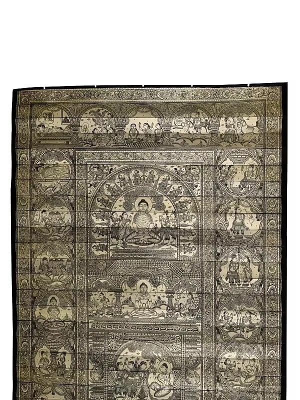 Exotic India Superfine Large Life Of Gautam Buddha 