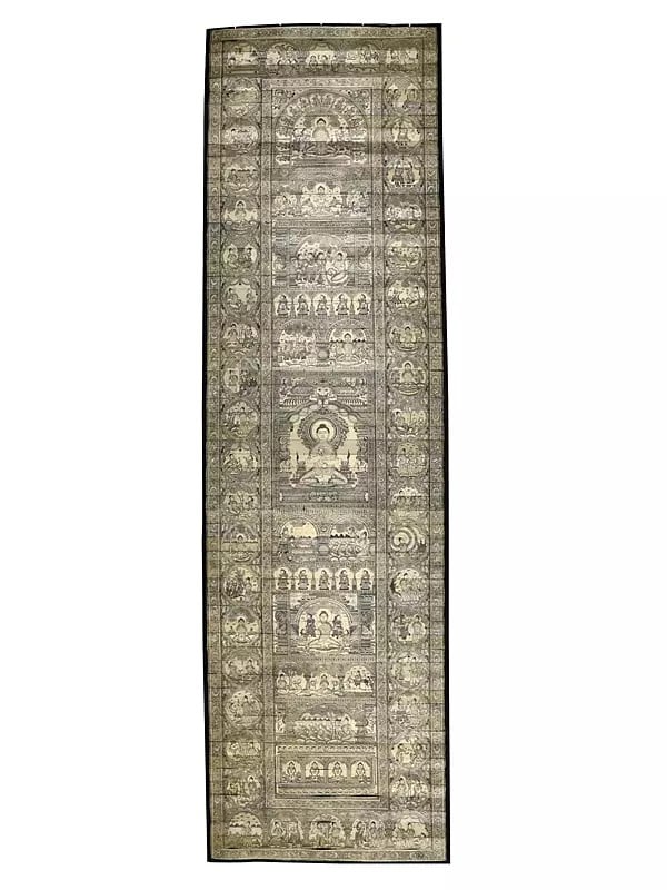 exotic india Superfine Large Life of Gautam Buddha 