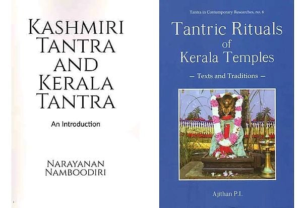 exotic india Tantra in Kerala (Set of 2 Books) 