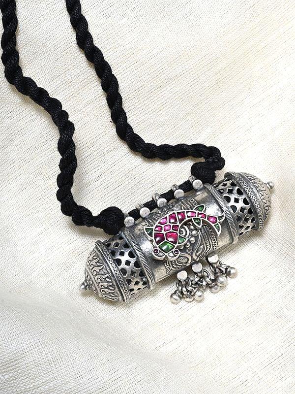 Exotic India Taweez Pendant With Black Thread 