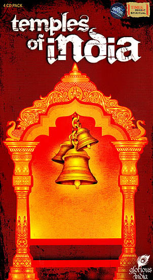 exotic india Temples of India (Set of 4 Audio CDs) 