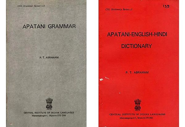 exotic india The Apatani Language (Set of 2 Books) 