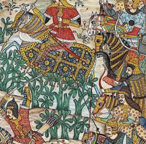 Exotic India The Battle Of Sarnal In Gujarat 