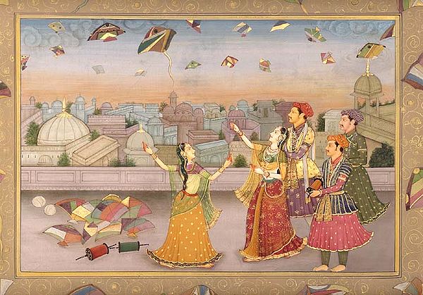 exotic india The Begum of Oudh Flying a Kite