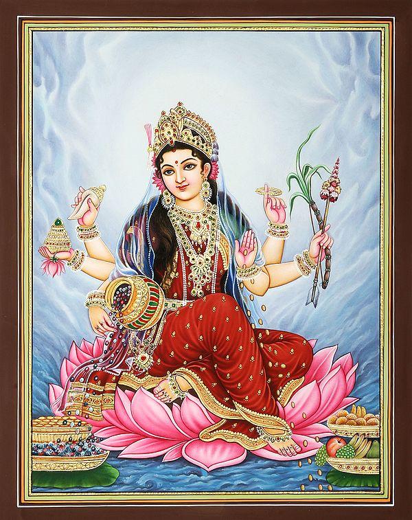 exotic india The Bounty Of Dhanalakshmi