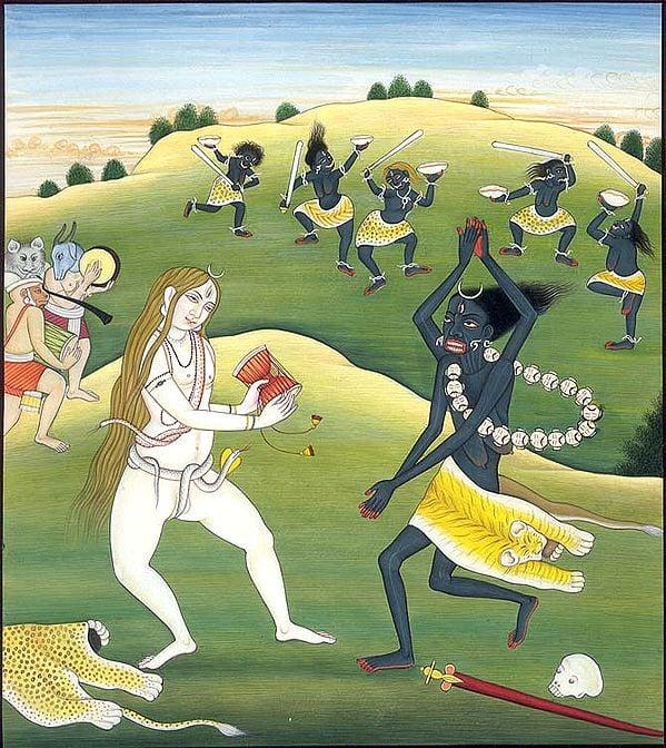 exotic india The Dance of Shiva and Kali