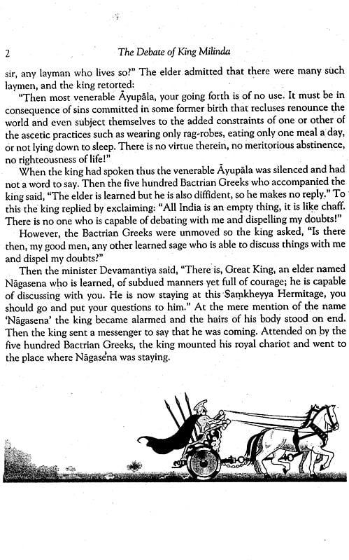 Exotic India The Debate Of King Milinda 