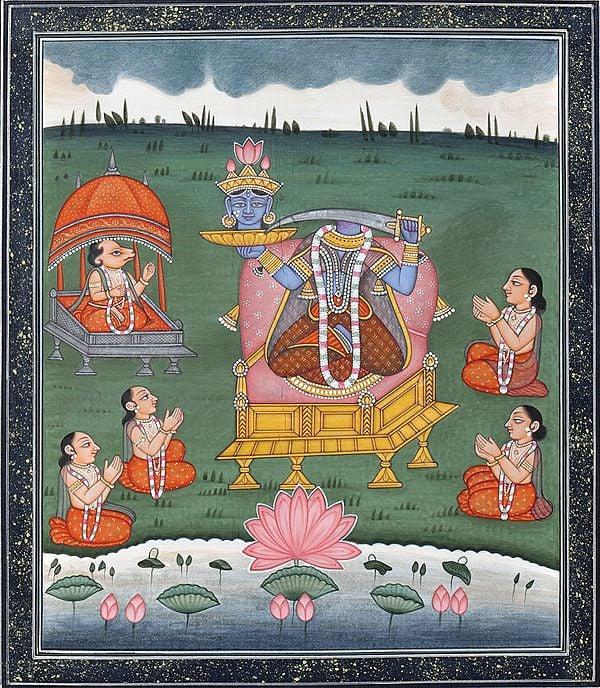 exotic india The Gentle Devi Chhinnamasta