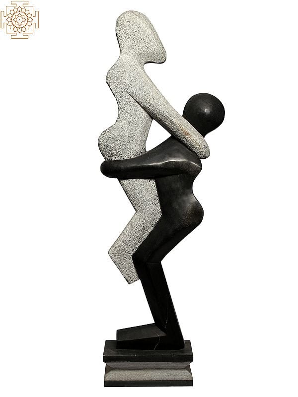 exotic india The Happy Couple - Modern Art Sculpture 