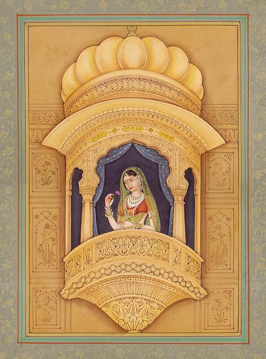 exotic india The Heroine in Her Wind Palace 