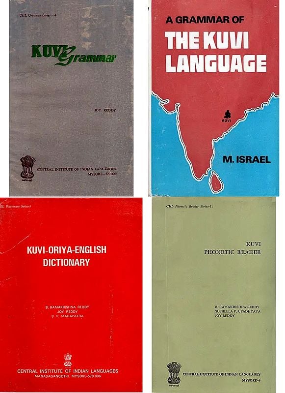 exotic india The Kuvi Language (Set of 4 Books) 