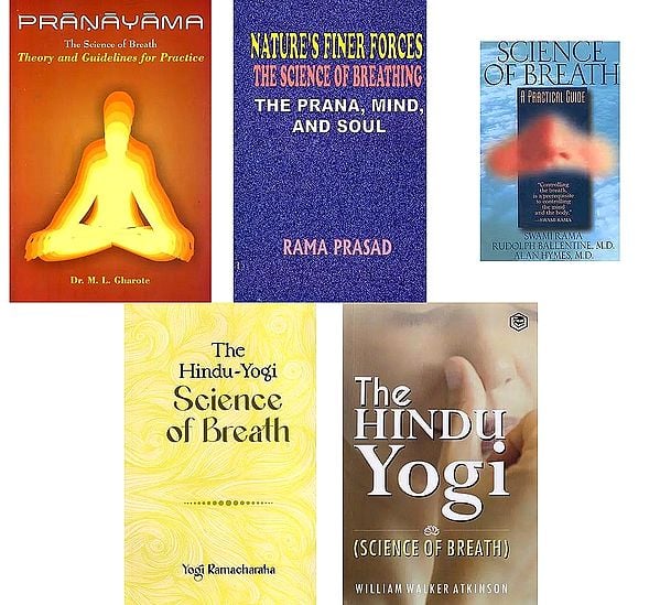exotic india The Science of Breath (Set of 5 Books) 