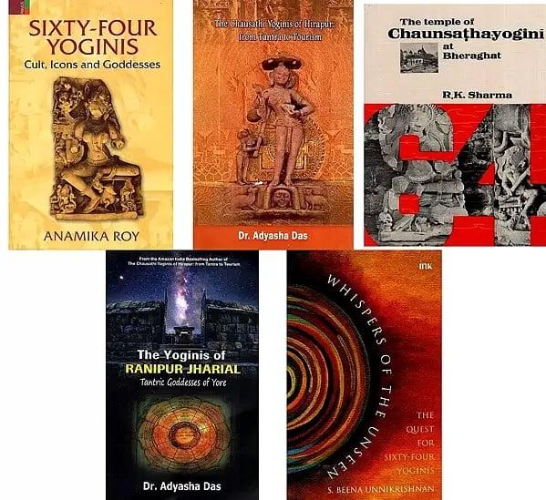 exotic india The Sixty-Four Yoginis (Set of 5 Books) 