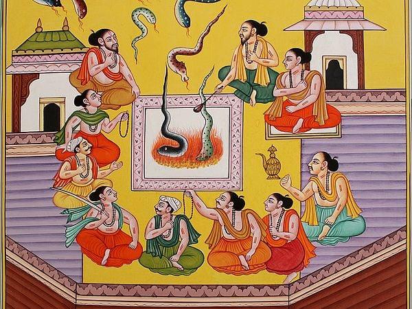 Exotic India The Snake Sacrifice Of Janamejaya