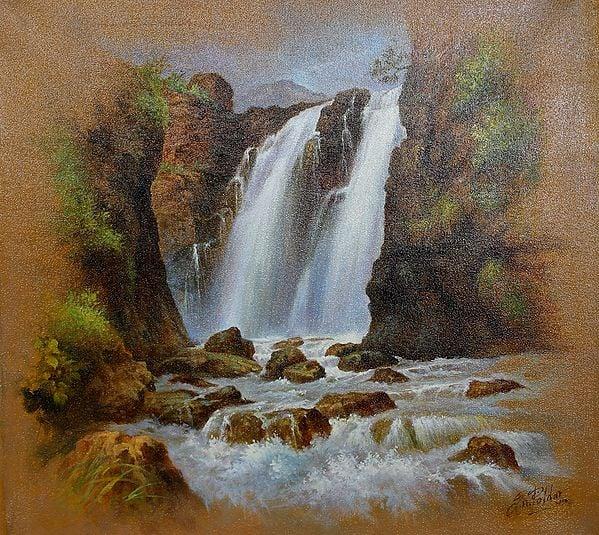 exotic india The Soothing Waterfall