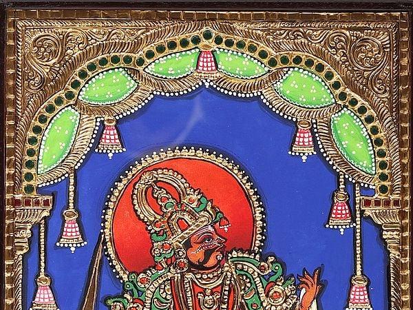 Exotic India Therukoothu Framed Tanjore Painting