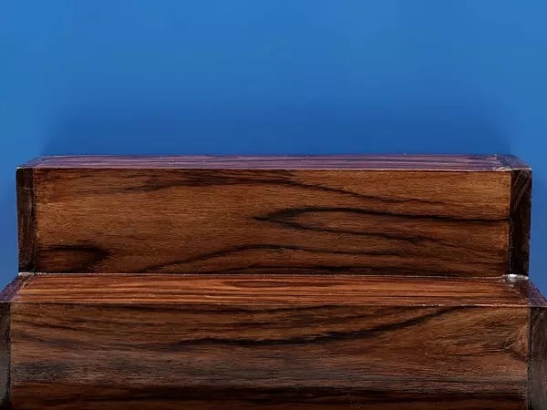 Exotic India Three Layer Wooden Puja Altar