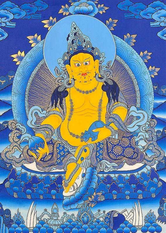 exotic india Tibetan Buddhist Kubera 