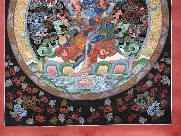 Exotic India Tibetan Thangka Vaisravana 