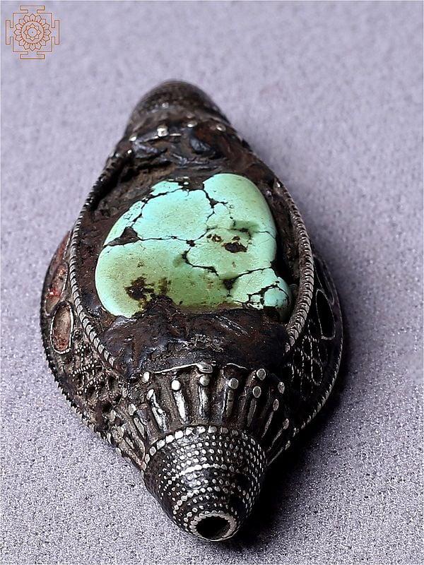 Exotic India Tibetan Turquoise Hair Beads