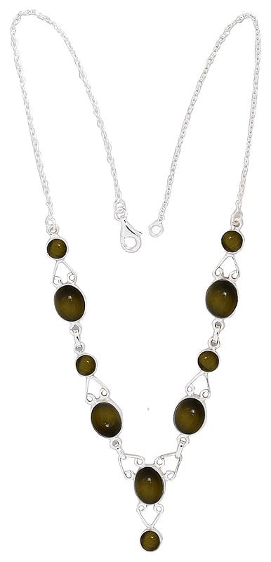 exotic india Tiger Eye Necklace 
