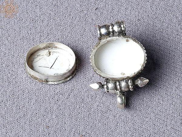 Exotic India Tiger Eye Silver Pendant From Nepal