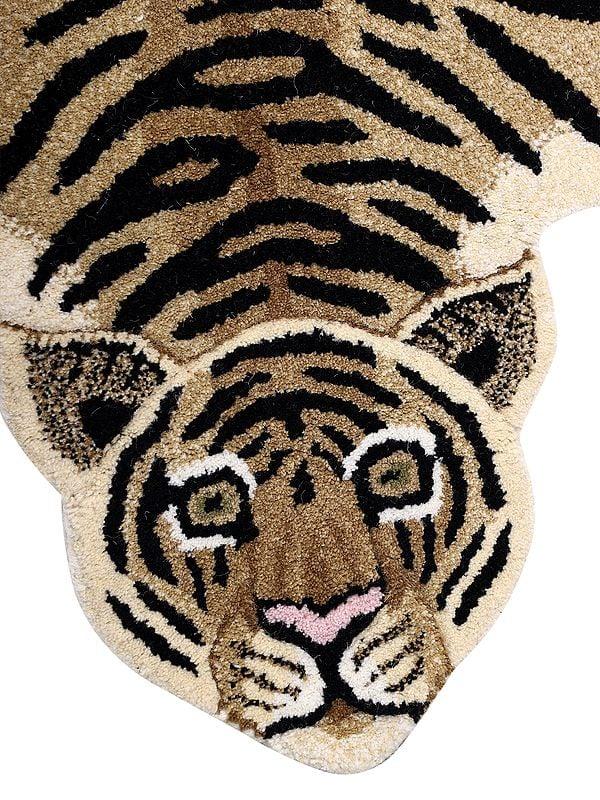 Exotic India Tiger Wool Yogic Asana Mat 