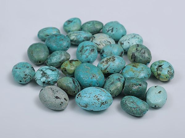 Exotic India Turquoise Nuggets (Price Of 10 Nuggets)