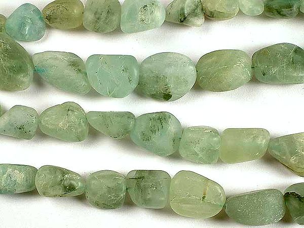 exotic india Unpolished Green Fluorite Nuggets