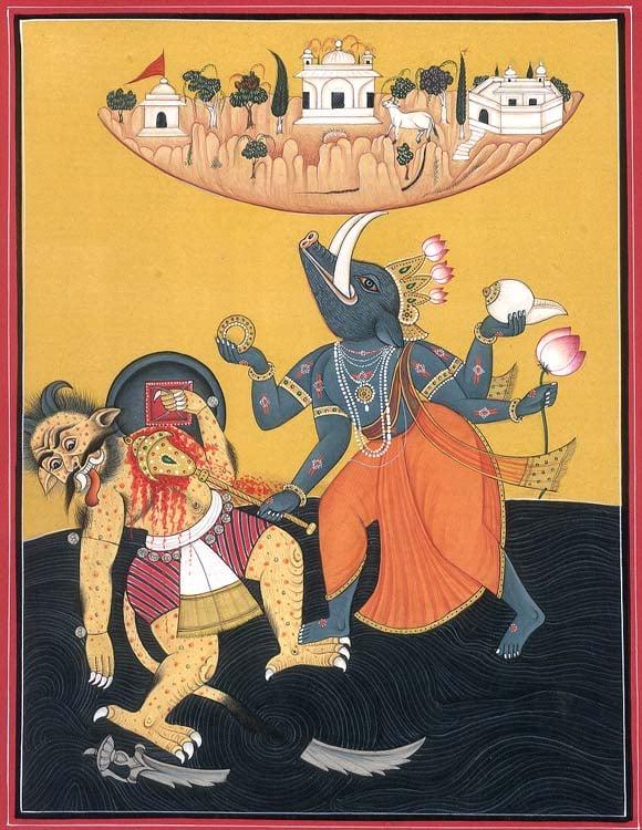 exotic india Varaha - Incarnation of Vishnu