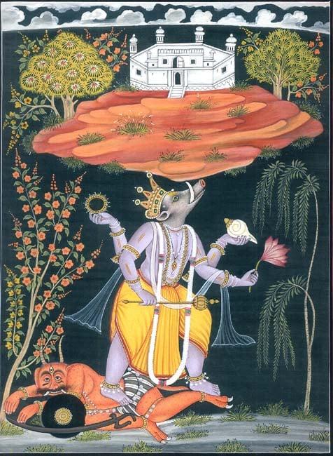 exotic india Varaha - Incarnation of Vishnu