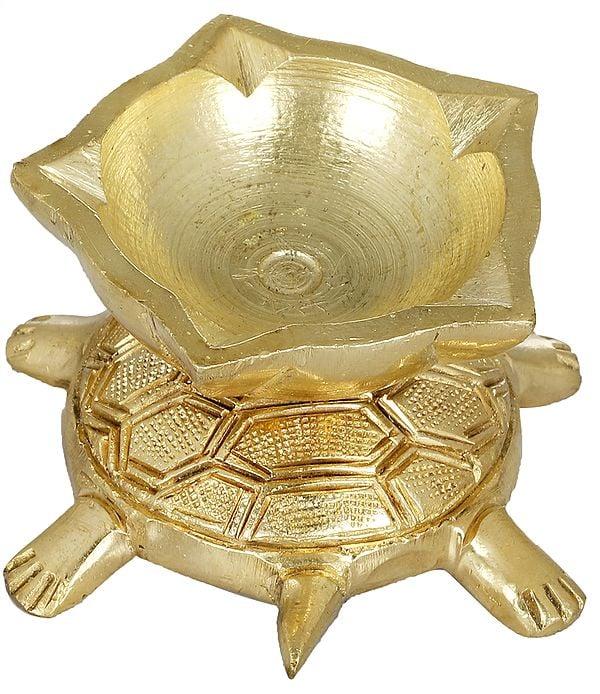 Exotic India Vastu Tortoise Lamp 