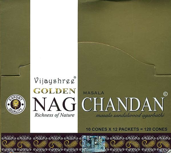 exotic india Vijayshree Golden Nag Chandan 