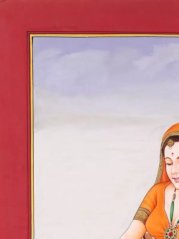 Exotic India Village Charm | Watercolor Painting 