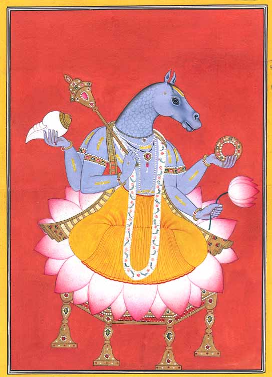 exotic india Vishnu as Hayagriva 