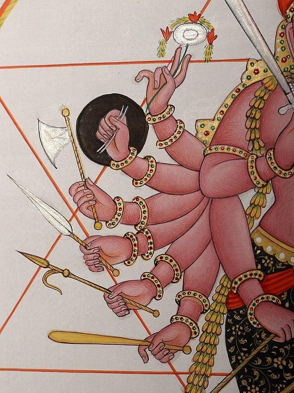Exotic India Vishnu As Lord Sudarshana 