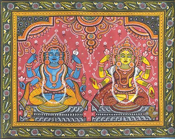 exotic india Vishnu Lakshmi
