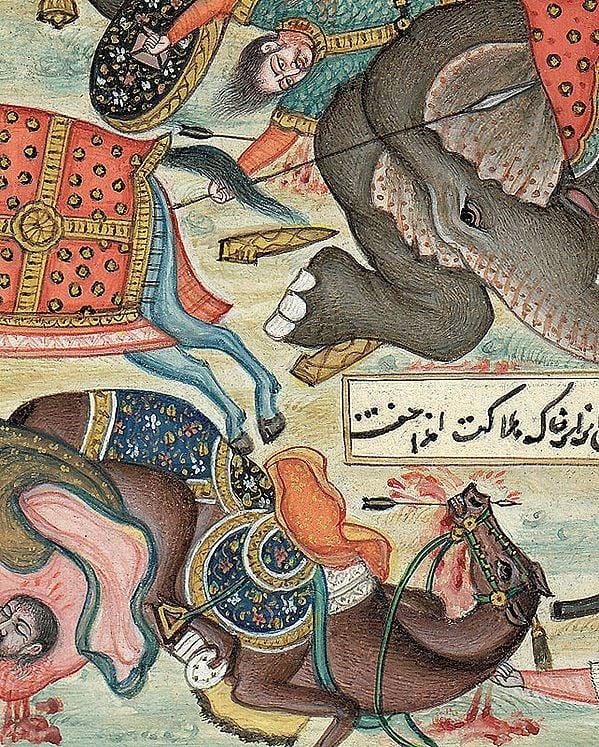 Exotic India War Elephants Collide In Battle 