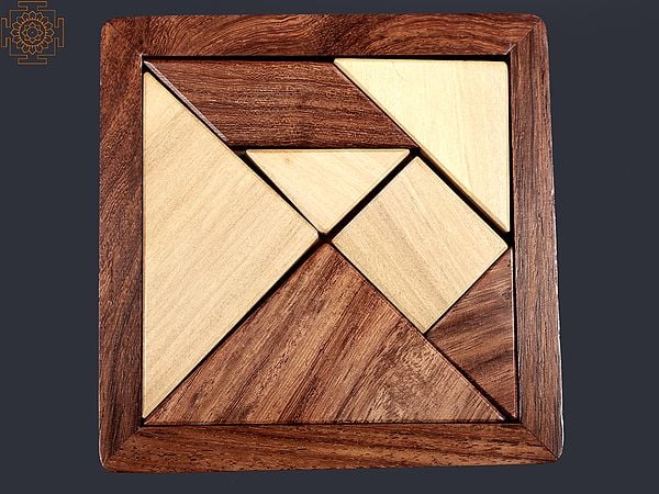exotic india Wooden Tangram Puzzle | Handmade
