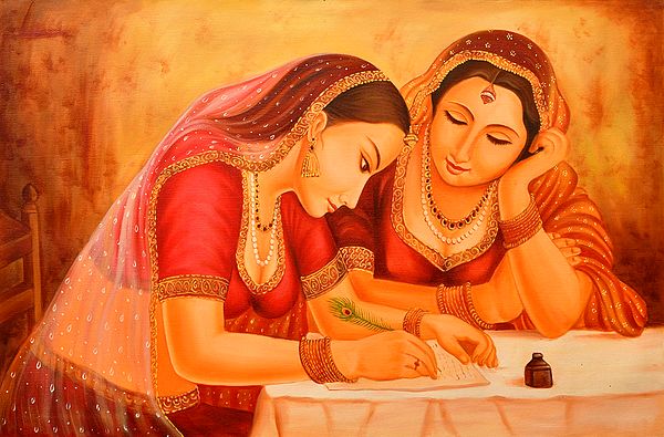 exotic india Writing a Love Letter 