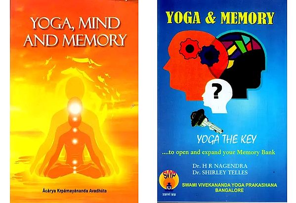 exotic india Yoga and Memory (Set of 2 Books) 